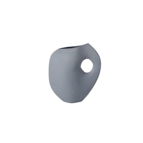 Moderne Vase - Aura no1 "powder blue" - Schneid Studio - Keramik / Sandstein / handgefertigt