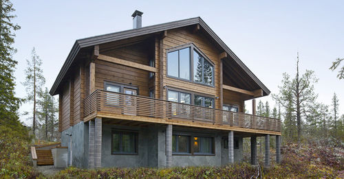 Fertigbauhaus - DAVOS - KONTIO - umweltfreundlich / modern / mit Terrasse