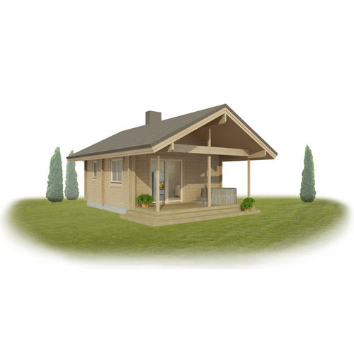 Finnische Sauna - DELPHINIUM - KONTIO - für Privatgebrauch / Holz / für den Außenbereich