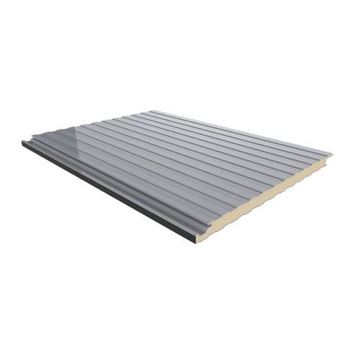 Sandwich-Dämmplatte für Wand - Outside  - Panel Sándwich Group - einseitig metallbeschichtet / Polyisocyanuratkern PIR / PUR-Kern