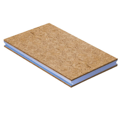 Sandwich-Dämmplatte für Dach - Panel Sándwich Group - Oberfläche aus OSB / Korkkern / Steinwollekern