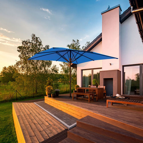 Quadratischer Sonnenschirm - PURE - Bahama GmbH - rund / rechteckig / teleskopisch