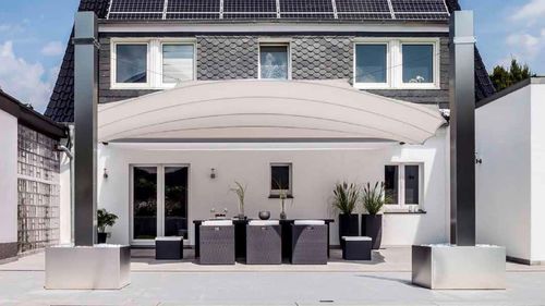 Wasserundurchlässiges Sonnensegel - SQUARE4SUN | LINE - Bahama GmbH - UV-beständig / automatisch / windfest