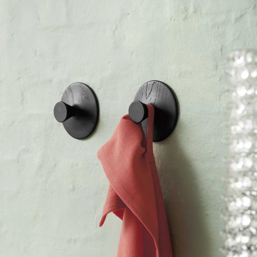 Moderner Garderobenhaken - Nipple  - Applicata - Eiche / Einpersonen