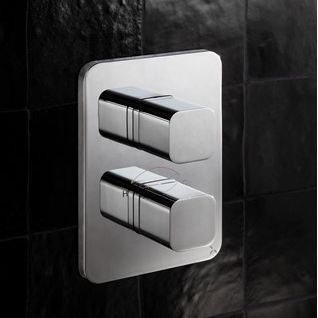 Einhebelmischer für Dusche - ATOLL CROSSBOX - Crosswater - wandmontiert / Einbau / thermostatisch