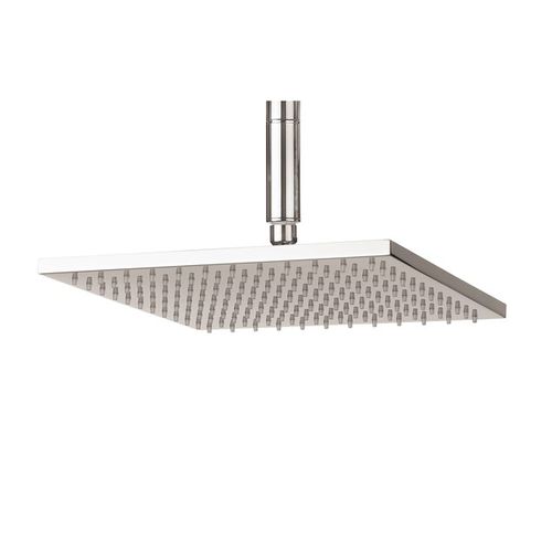 Duschkopf für Deckeneinbau - ITALY - Crosswater - quadratisch / Regenstrahl