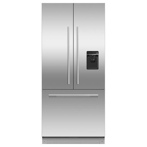 Kühl-Gefrierkombination / mit französischen Türen - RS80AU - Fisher & Paykel - für Privatgebrauch / Einbau / mit Gefrierschrank unten