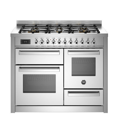 Gasherd - PRO116L3EXT - Bertazzoni - elektrisch / Profi / mit 6 Kochfeldern