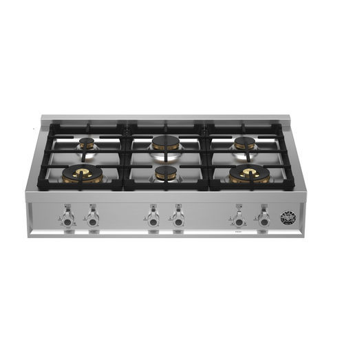 Gaskochfeld - RT366PROX - Bertazzoni - Profi / mit 6 Kochfeldern / Aufsatz