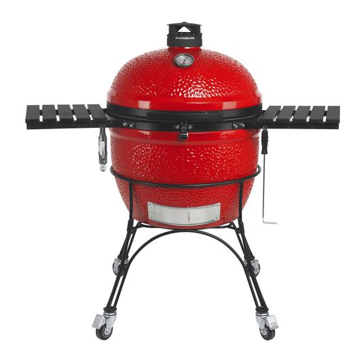 Holzkohle-Gartengrill - BIG JOE™ - SERIES II - Kamado Joe - auf Rollen / bodenstehend / Edelstahl
