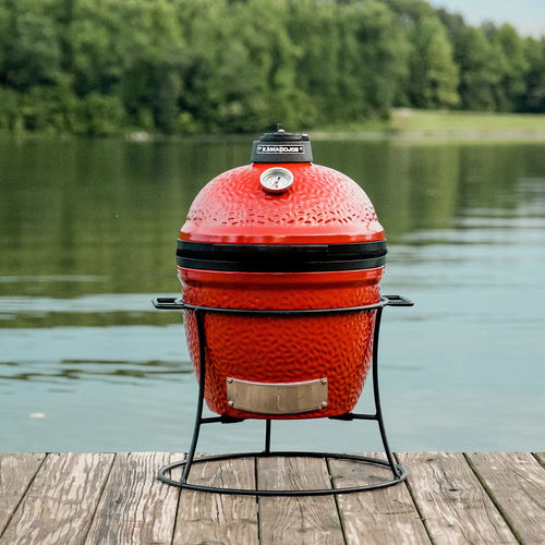 Holzkohle-Gartengrill - JOE JR™  - Kamado Joe - transportierbar / Edelstahl / Gusseisen