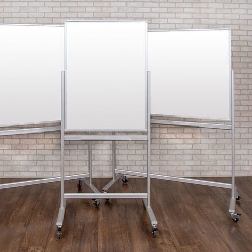 Magnettafel - MMGB - Luxor - weiß / bodenstehend / Glas