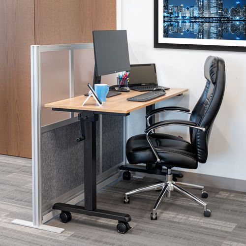 Aluminium-Raumteiler - MW-5348-FCG - Luxor - Stahl / PET / Acryl