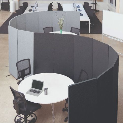 Stoff-Raumteiler - RCLM7266Z - Luxor - für Gewerbegebrauch / für den Innenraum / selbsttragend