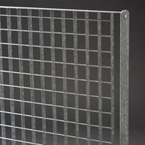 Zaun mit Stangen - QUASAR 2/3 - Grigliati Baldassar S.r.l. - zur beruflichen Nutzung / galvanisiertem Stahl / modular