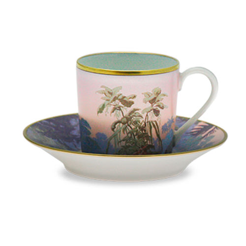 Porzellan-Kaffeetasse - LE BRÉSIL - HAVILAND - für Privatgebrauch / für Gewerbegebrauch