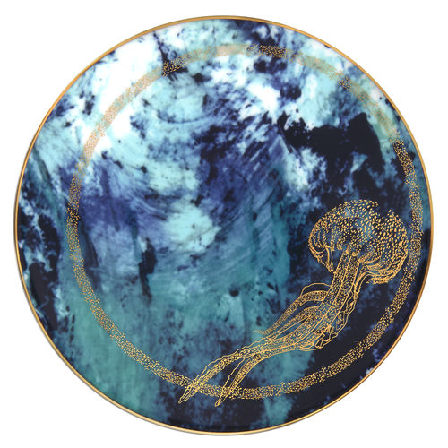 Flache-Teller - OCEAN BLEU - HAVILAND - Service / hohl / Dessert