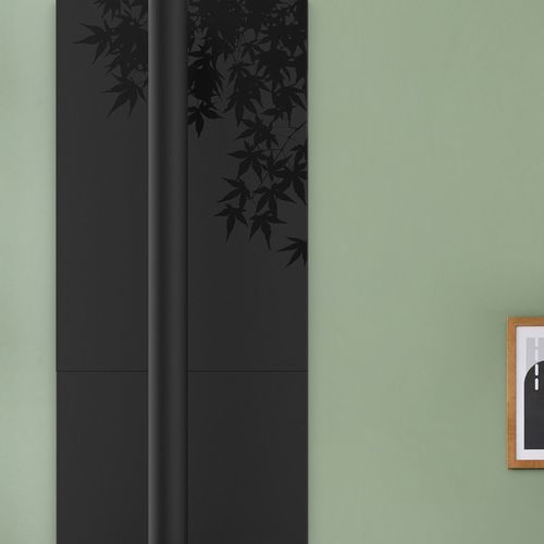Wandmontierter Hitzeschild - ERABLE - dixneuf - Stahl / für Kaminofen / Schutz