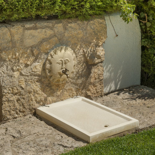 Rechteckige Duschwanne - DOMUS  - SAS PREFABRICADOS DE HORMIGON SA - zum Aufstellen / Beton / für Garten