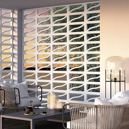 Hochleistungsbeton-Schirmwand - GIN Series - SAS PREFABRICADOS DE HORMIGON SA - für Außenbereich / modular