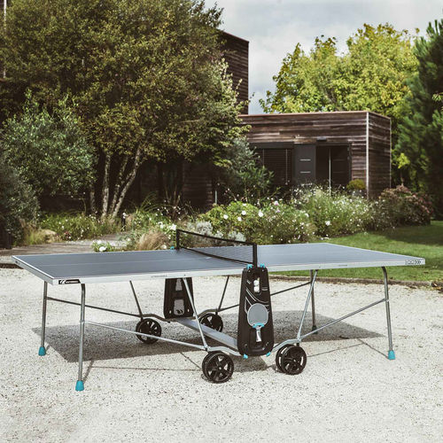 Tischtennisplatte für Außenbereich - 100X SPORT  - Cornilleau - modern / für Privatgebrauch / für öffentliche Bereiche