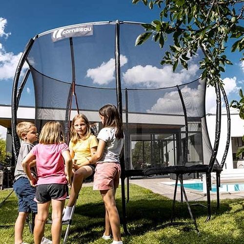 Federloses Trampolin - 12FT  - Cornilleau - für Spielplätze / rund / für Privatgebrauch