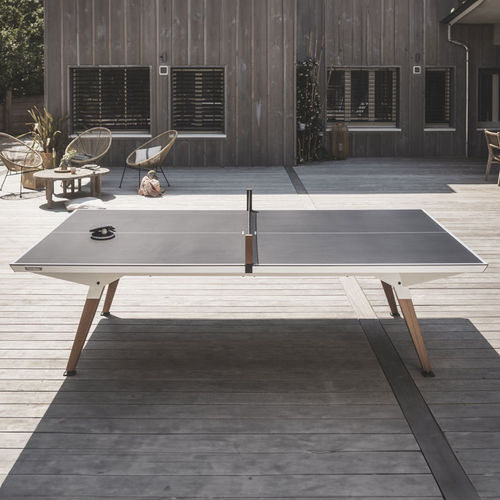 Tischtennisplatte für Außenbereich - ORIGIN - WHITE - Cornilleau - modern / für Privatgebrauch / für Hotels