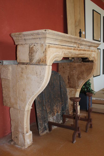 Kaminumrandung / Louis XIV - bca materiaux anciens - Marmor / Stein