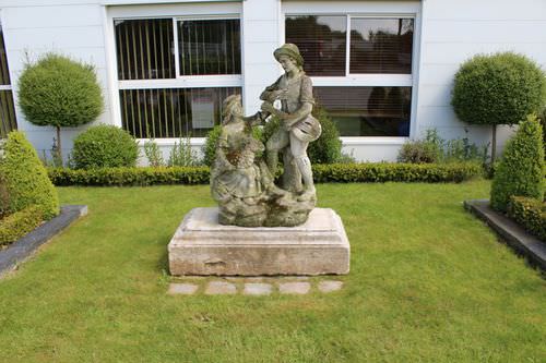 Natursteinskulptur - bca materiaux anciens - für öffentliche Bereiche