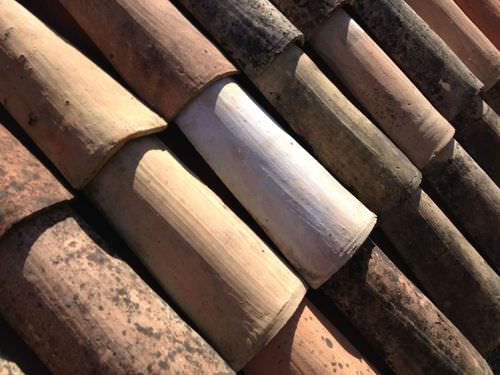 Dachziegel / Mönch Nonnen - bca materiaux anciens - Ton