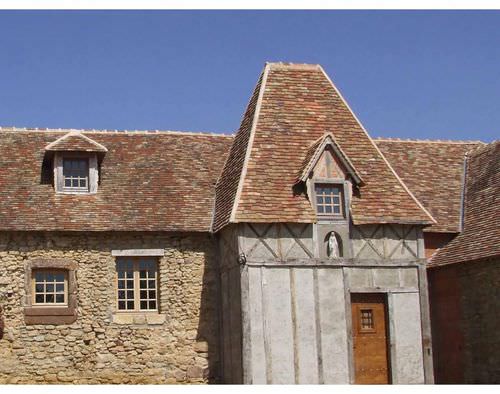 Flachdachziegel - bca materiaux anciens - Ton