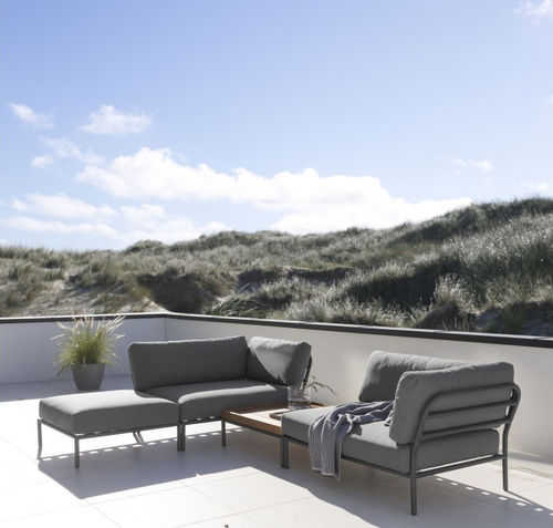 Modulsofa - LEVEL - Houe - modern / für Garten / Stoff