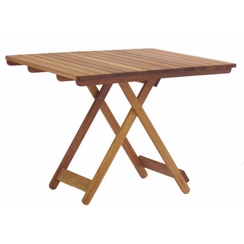 Moderner Tisch - TAMBOTIE TABLE - Woodline Shade Solutions - Holz / rechteckig / klappbar