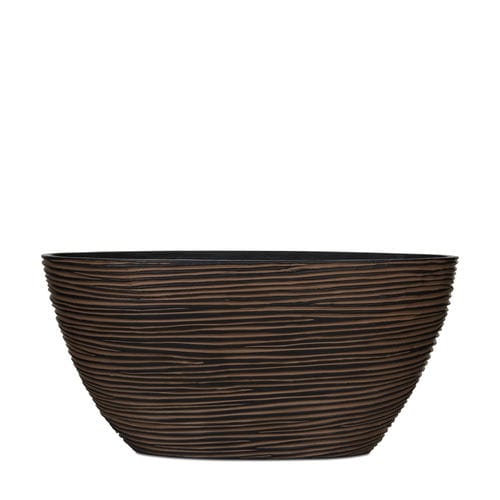 Kunststoff-Pflanzkübel - NATURE : RIB - Capi - rechteckig / quadratisch / oval