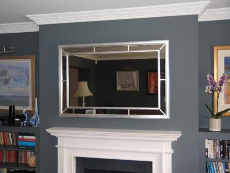 Wandmontierter TV-Spiegel - NO. 43 - Overmantels - modern / rechteckig / Metall