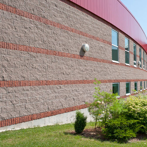 Hohler Betonstein - SPLIT ASHLAR - shaw brick - für tragende Wand / für Fassaden / hochbelastbar