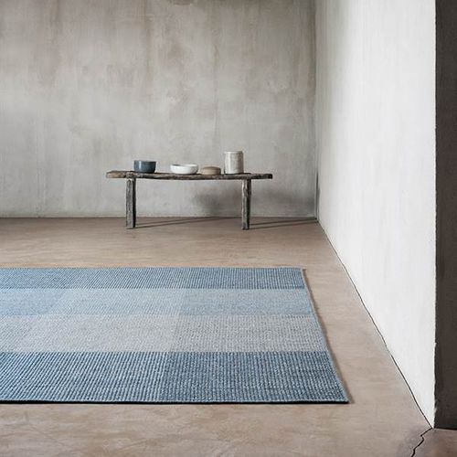 Moderner Teppich - GENOVA - LINIE DESIGN A/S - Streifenmuster / Karomuster / Neuseelandwolle