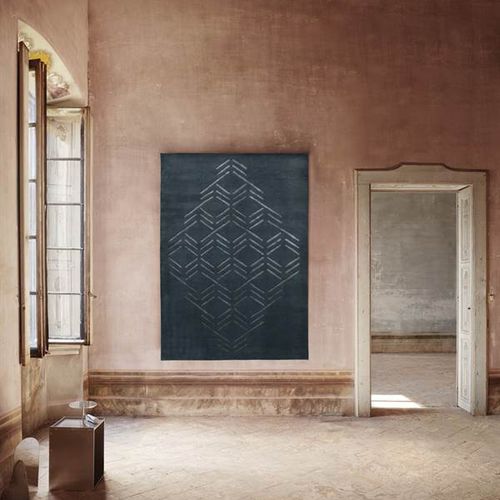 Moderner Wandteppich - MATCHES - LINIE DESIGN A/S - Motiv / Neuseelandwolle / Viskose