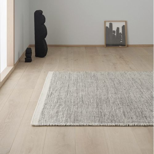 Moderner Teppich - ASKO - LINIE DESIGN A/S - einfarbig / Wolle / Baumwolle