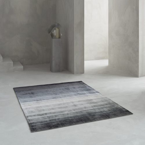 Moderner Teppich - COMBINATION - LINIE DESIGN A/S - Streifenmuster / Viskose / rechteckig