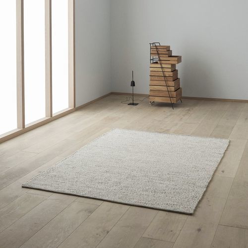 Moderner Teppich - AGNER - LINIE DESIGN A/S - einfarbig / Wolle / rechteckig