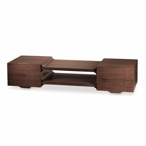 Modernes Fernseh-Sideboard - SWING - Mambo Unlimited Ideas - lackiertes MDF / Sperrholz / nicht angegeben