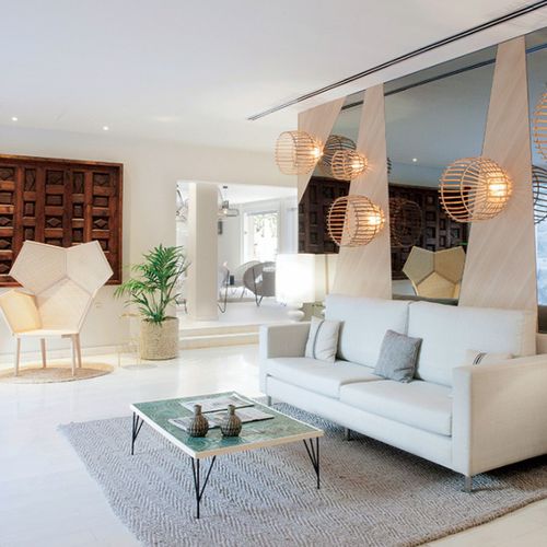 Moderner Couchtisch - CALDAS  - Mambo Unlimited Ideas - Holz / lackiertes Metall / Keramik
