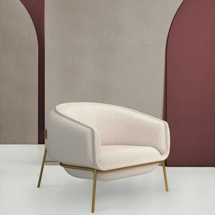 Moderner Sessel - BLOP - Mambo Unlimited Ideas - Stoff / Metall / Polster