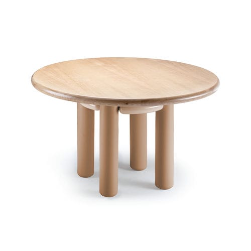 Moderner Esstisch - KAI - Mambo Unlimited Ideas - Nussbaum / lackiertes Holz / Marmor