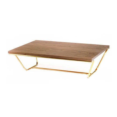 Moderner Couchtisch - SOUL - Mambo Unlimited Ideas - Nussbaum / lackiertes MDF / Sperrholz