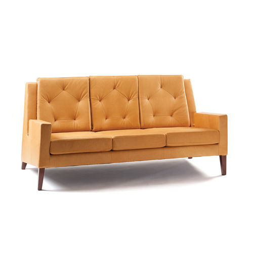 Modernes Sofa - GEO - Mambo Unlimited Ideas - Stoff / Leder / orange