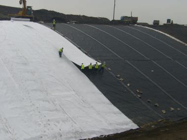 Geogitter für Drainage - INTERDRAIN - Geosintex - für Stützmauer / Verkehr / Polyethylen