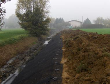 Naturfasermatte für Erosionsschutz - TRINTER - Geosintex - für Flussufer / für Eisenbahnlinien / zum Entladen