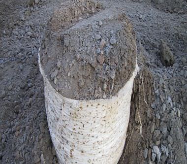 Düsenstrahlinjektion für Baugrundverfestigung - TELE-PILE - Geosintex